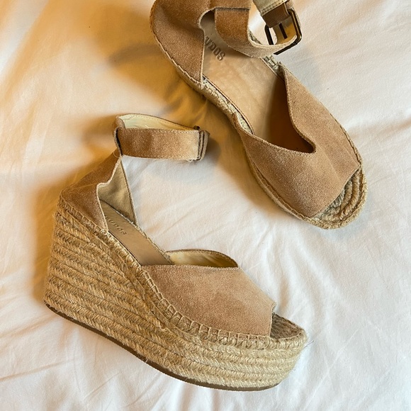 soludos positano platform wedge 7.5 comfort espadrilles - Picture 7 of 16